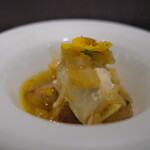 Élan - ランチコース 7865円 のル・レクチェ 王林 和栗 レモン シャンパーニュのはちみつ