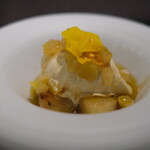 Élan - ランチコース 7865円 のル・レクチェ 王林 和栗 レモン シャンパーニュのはちみつ