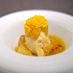 Élan - ランチコース 7865円 のル・レクチェ 王林 和栗 レモン シャンパーニュのはちみつ