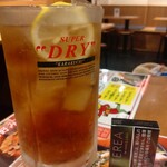 串かつ でんがな - メガジョッキはありがたいが、むっちゃ重い…。