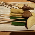 Kushiya Monogatari Larapoto Ebinaten - 串揚げ食べ放題