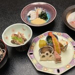 旅館 のがわや - 蕎麦、はも、刺身。美味です。