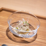 日本料理FUJI - 焼き茄子と、静岡の天然鮎のすり流し