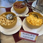 レストラン ヴァロリス - スープのトッピング