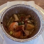 レストラン ヴァロリス - 魚介類のアヒージョ