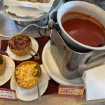 レストラン ヴァロリス - 冷製トマトスープ「サルモレッホ」