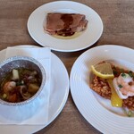 レストラン ヴァロリス - テーブルサービス三品