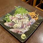 厨房子だぬき - あじ刺し600円
