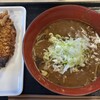 丸政そば - カレーそばと山賊揚げ