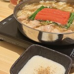 ごま鯖と明太もつ鍋 一利 - 