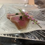 鮨処 ざね - カツオ藁焼き