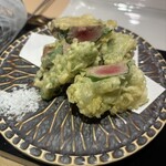 鮨処 ざね - マグロの天ぷら