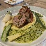 ルディック - 豚のトマトファルシー パセリバターソース