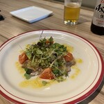 ルディック - カンパチのカルパッチョ仕立て オレンジヴィネグレット