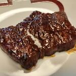 和田金 - あみ焼焼き上がり