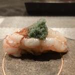 寿司栄 - 鬼エビ/卵