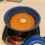 寿司つばさ - いくら茶碗蒸し