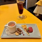 アランチャ・デル・ソーレ - 贅沢プレート♪(写真用に別皿クッキーも乗せてみました)