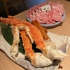 すき焼き 北海道産ズワイガニ・タラバガニ 食べ放題 和牛とカニ 本町店