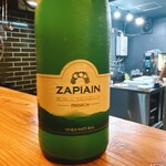 Niquis Miquis - シェフがスペインに住んでた時ヘビロテしてたらしいシードル！凝縮した酸味が料理に寄り添う