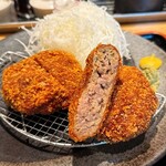 牛カツ京都勝牛  - ダブルメンチカツ