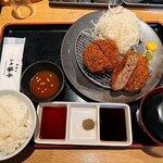 牛カツ京都勝牛  - ダブルメンチカツ膳