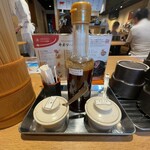 牛カツ京都勝牛  - 卓上調味料