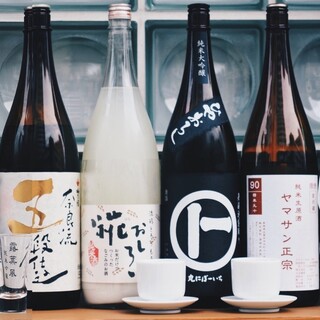 【滋賀の地酒も楽しめる】25種類以上の日本酒をラインナップ！