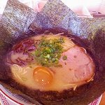 博多長浜らーめん 六角堂 - 長浜ラーメン＋味玉＋海苔