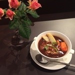 馬肉専門店 桜 - 馬すじワイン煮込みシチュー