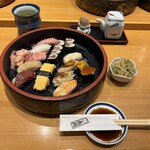 すし小川 - ランチにぎり1.5人前