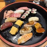 すし小川 - ランチにぎり1.5人前