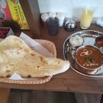 インド・ネパール料理店 ミテリ - ランチタリセット。