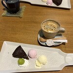 エレファンズカフェ＆バル - ランチセット : ドリンク＆デザート