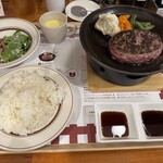 とろけるハンバーグ 福よし - とろけるハンバーグセット