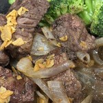いきなりステーキ - 写メ忘れてカットして食べてる途中撮影