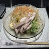 鶏soba座銀 - 鶏とゴボウ醤油の冷やし中華 1200円