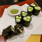 新味処山海 - あすぱら磯辺揚げ