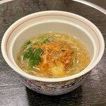 新味処山海 - 和風コロッケ  蟹あんかけ