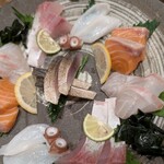 ぽん酒ダイニング だるまの宴 - お造り5種盛り