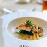 日本平ホテル - カサゴのソテー アサリのだし旨ソース仕立て