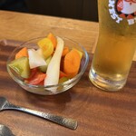 日の丸ウイスキー 石岡 Tasting Room - 八郷野菜のピクルス