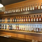 日の丸ウイスキー 石岡 Tasting Room - カウンターより