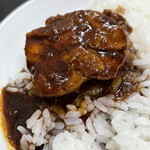 デリー - チキンとカシミールカレーをご飯の上へ