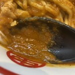 蒙古タンメン中本 - スープアップ　　　スープがトロトロ　