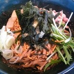 麺や 青雲志 - まぜそば@ﾁｮﾓﾗﾝﾏ→ﾁｮﾓﾗﾝﾏPLUS2と明らかに麺の色合いが変わりﾏｽﾈ｡｡