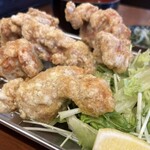 大衆酒場 みやにしテツオ - 唐揚げ定食大盛り1000円