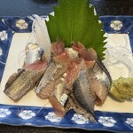 寿司居酒屋 岬 - さんまの刺身