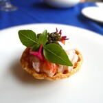 Le Coin Discret - 香箱蟹とゴールドラッシュのタルト