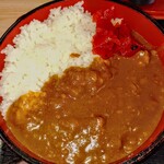 更科分店 - カレー定食の カレー